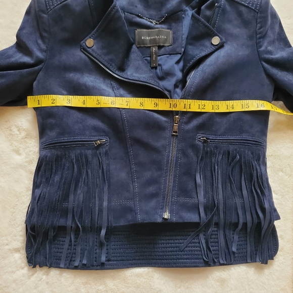BCBGMAXAZRIA Brylee Fringe Jacket Size Small - Picture 6 of 8
